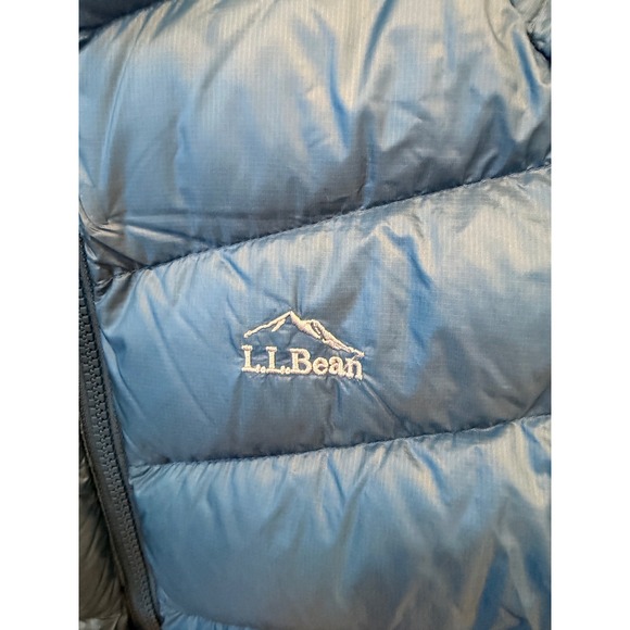 L.L.Bean Womens Medium 650 DownTek Puffer Jacket Teal Lightweight Winter Coat - Picture 2 of 6